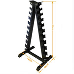 A-Frame 10 Pairs Dumbbell Storage Rack