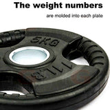 (PRE-ORDER) Olympic (2 Inch) Tri-Grip Rubberised Weight Plates Combo