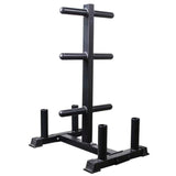Olympic (2 Inch) Weight Plates & Bar Storage Rack