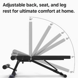 Foldable Black FID Bench