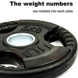 Olympic (2 Inch) Tri-Grip Rubberised Weight Plates Combo