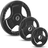 Standard (1 Inch) Tri-Grip Rubberised Weight Plates