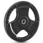 Standard (1 Inch) Tri-Grip Rubberised Weight Plates