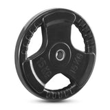 Standard (1 Inch) Tri-Grip Rubberised Weight Plates
