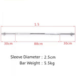 1.5m Standard (1 Inch) Straight Bar