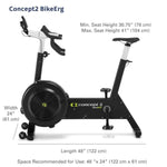 Concept 2 BikeErg PM5 Stationary Bike