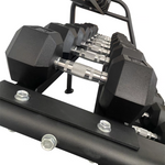 12 Pairs (2.5kg -30kg) Rubberised Hex Dumbbells Set, Optional With Rack [PRE-ORDER]