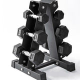 A-Frame 3 Pairs Dumbbell Storage Rack