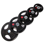 Olympic (2Inch) Tri-Grip Rubberised Weight Plates