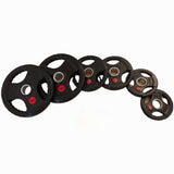 Olympic (2 Inch) Tri-Grip Rubberised Weight Plates Combo